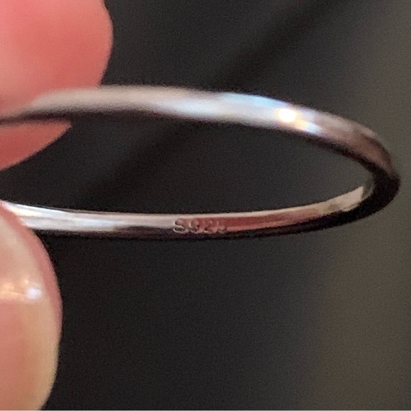 NWT Y2K 925 Silver Heart Ring - Picture 4 of 5